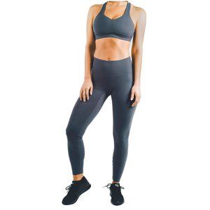 Grey 2 Piece High Waisted Activewear Set